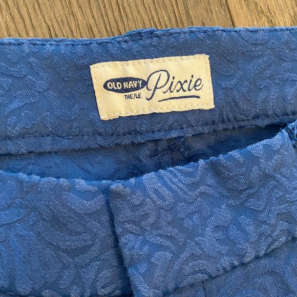 Old Navy Pixie Blue Pants Size 4 Regular - Picture 2 of 5